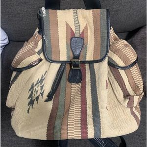 Urban Outfitters Western Faux Leather Backpack